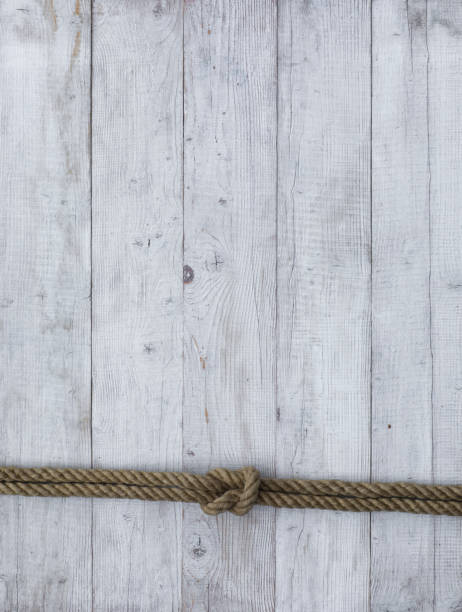 istock white wooden background, rustic floor, rope 926964814
