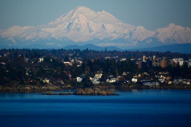 Esquimalt Lagoon, BC stock photo