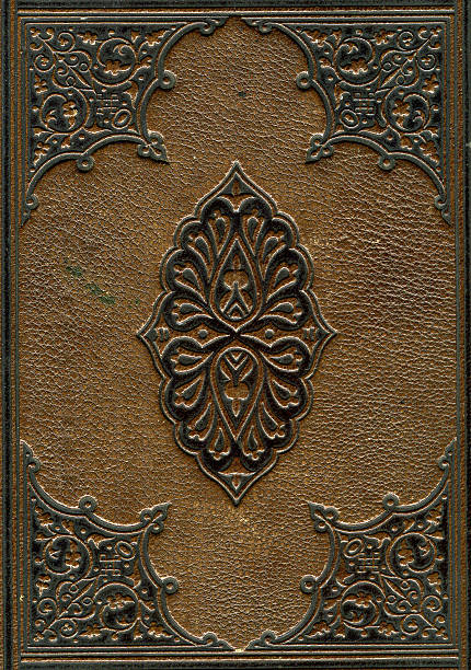 alte ledergebundenes bibel - picture book book old leather stock-fotos und bilder