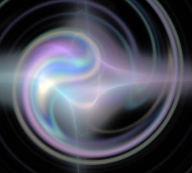 istock image of one Digital Fractal on Black Color 926971010
