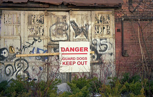 Danger Keep Out!! stock photo