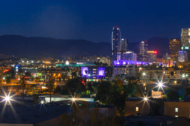 istock Downtown Los Angeles at night 926979508
