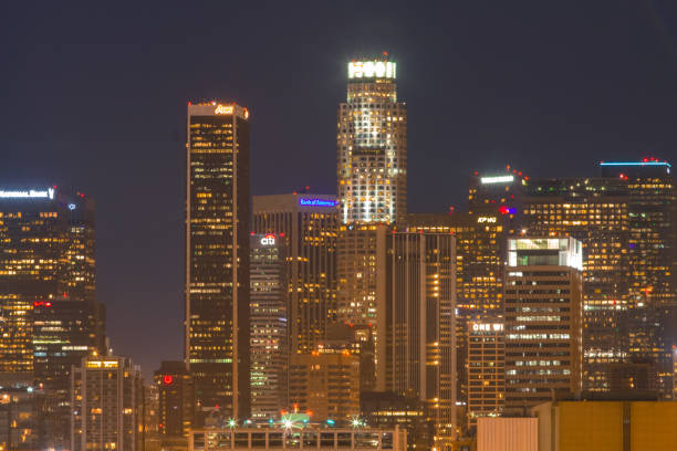 istock Downtown Los Angeles at night 926981938