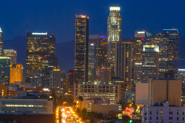 istock Downtown Los Angeles at night 926982008