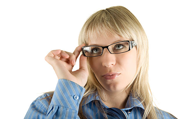 istock Business woman with glasses 92698512