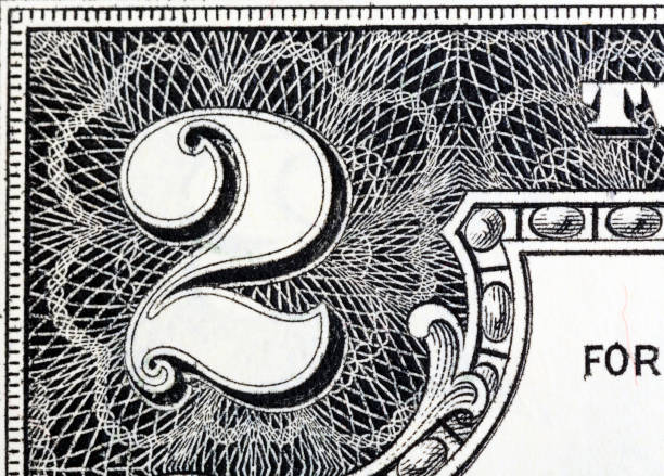 istock Part of the U.S. two dollar bill., isolated 926985822