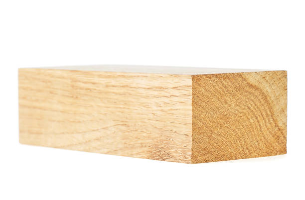 istock Oak wooden beam isolated on a white background 926994152