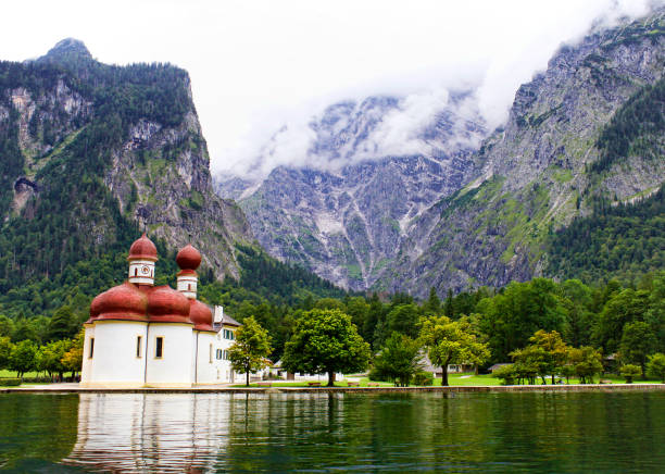 St Bartholomew church in Germany Alps
