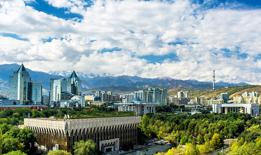 Almaty City View, Kazakhstan, Central Asia