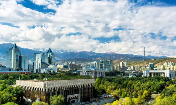 Almaty City View, Kazakhstan, Central Asia