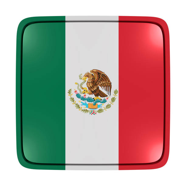 istock United Mexican States flag icon 927002764