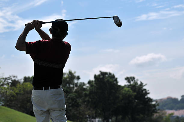 Balanço de golfe - fotografia de stock