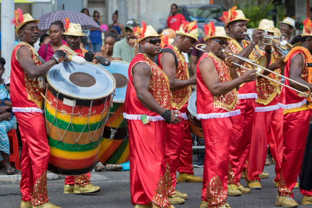 Carnival in Guadeloupe, Caribbean stock photo