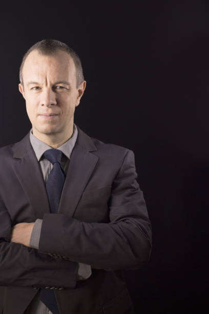 istock Businessman in suit and tie 927031034