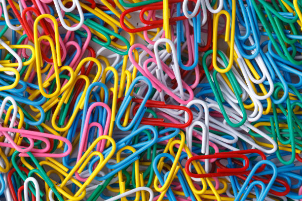 istock pile of colored office paper clips 927043152