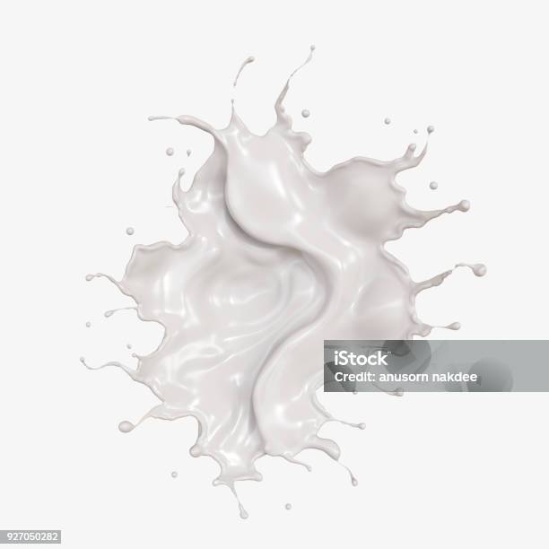 Milch Spritzen Auf Hintergrund Isoliert Stockfoto und mehr Bilder von Spritzendes Wasser - Spritzendes Wasser, Milch, Joghurt