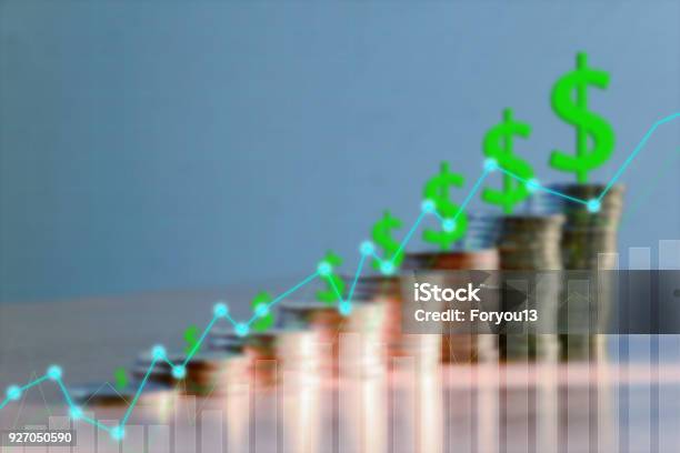 Finance And Investment Concept Stock Photo - Download Image Now - Accountancy, Adult, Backgrounds