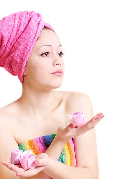istock girl with soap isolated on white 92705814
