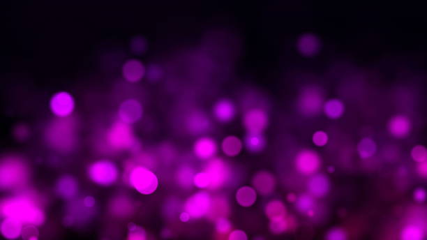 istock Purple glowing bokeh, shallow depth of field, modern computer generated background, 3D rendering 927062438