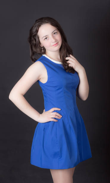 istock girl  on a black background 927066054
