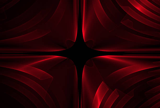 фрактальные волны фэнтези - veil silk smoke red stock illustrations