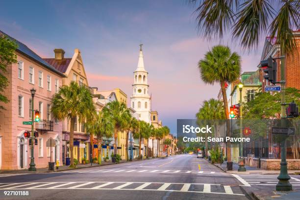 Charleston South Carolina Usa Stock Photo - Download Image Now - Charleston  - South Carolina, South Carolina, Urban Skyline - iStock