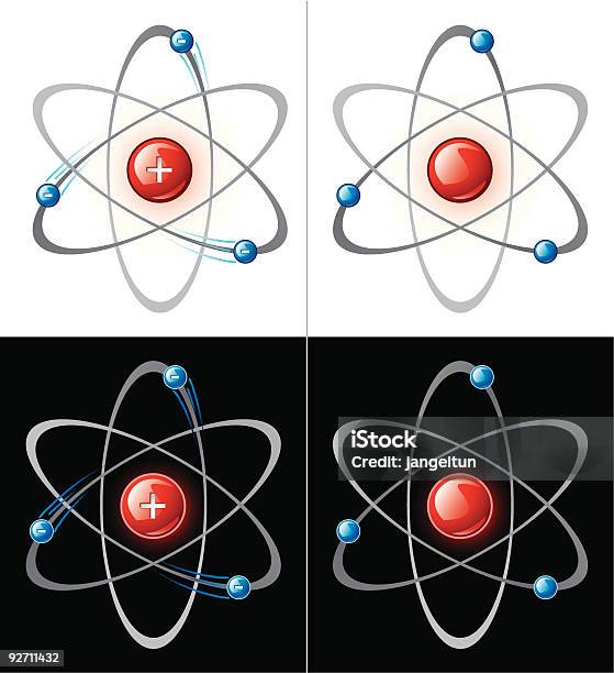 Atome Vecteurs libres de droits et plus d'images vectorielles de Atome - Atome, Biochimie, Biologie