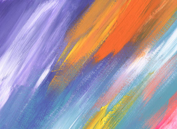 istock Abstract acrylic and watercolor blot painted background. 927114356