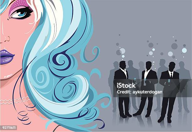 Party Stock Illustration - Download Image Now - Adult, Beautiful People, Beautiful Woman