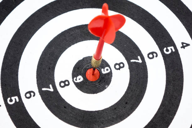 Target with arrow in the center
