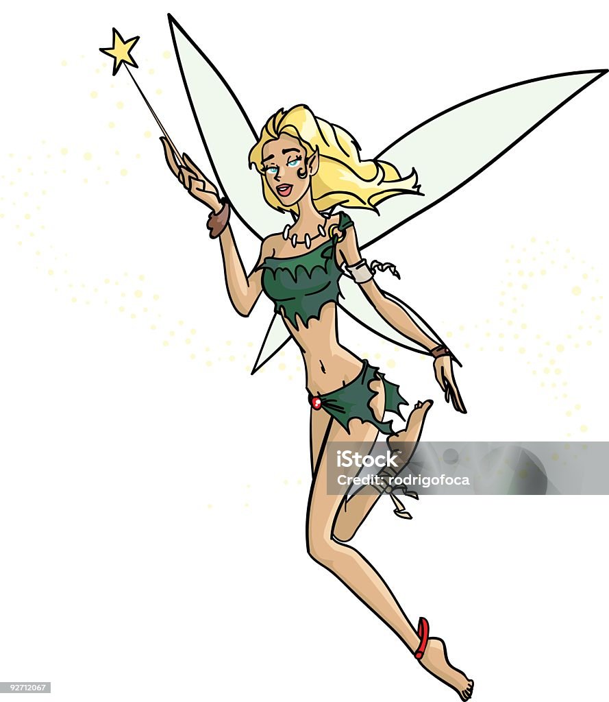 Little Sexy Fairy  Peter Pan stock vector