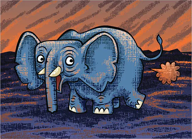 Vector illustration of Elephart
