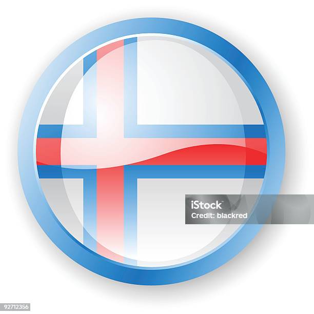 Ilustración de Icono Bandera De Las Islas Feroe y más Vectores Libres de Derechos de Azul - Azul, Bandera, Bandera de las Islas Feroe