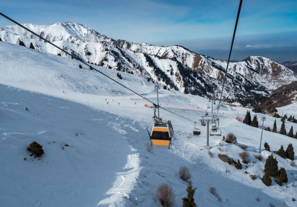 istock Almaty city ski-resort 927124648