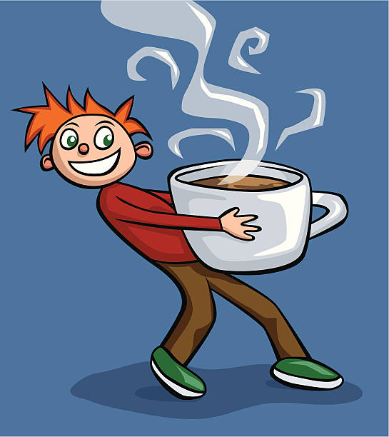 Big Coffee vector art illustration