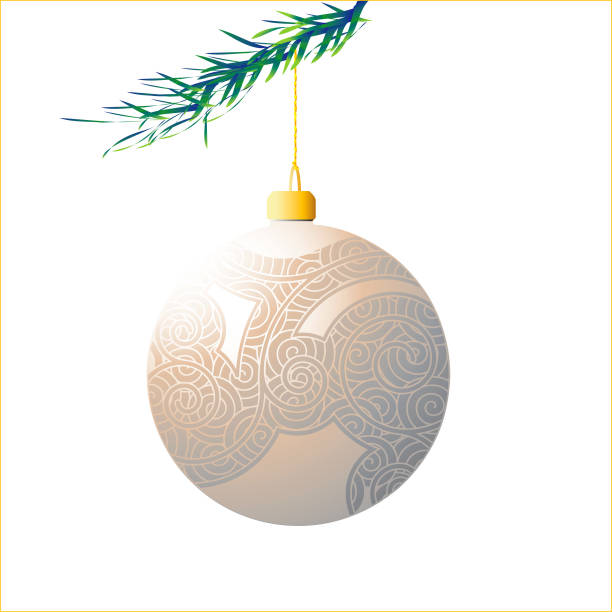 christmas decoration vector art illustration