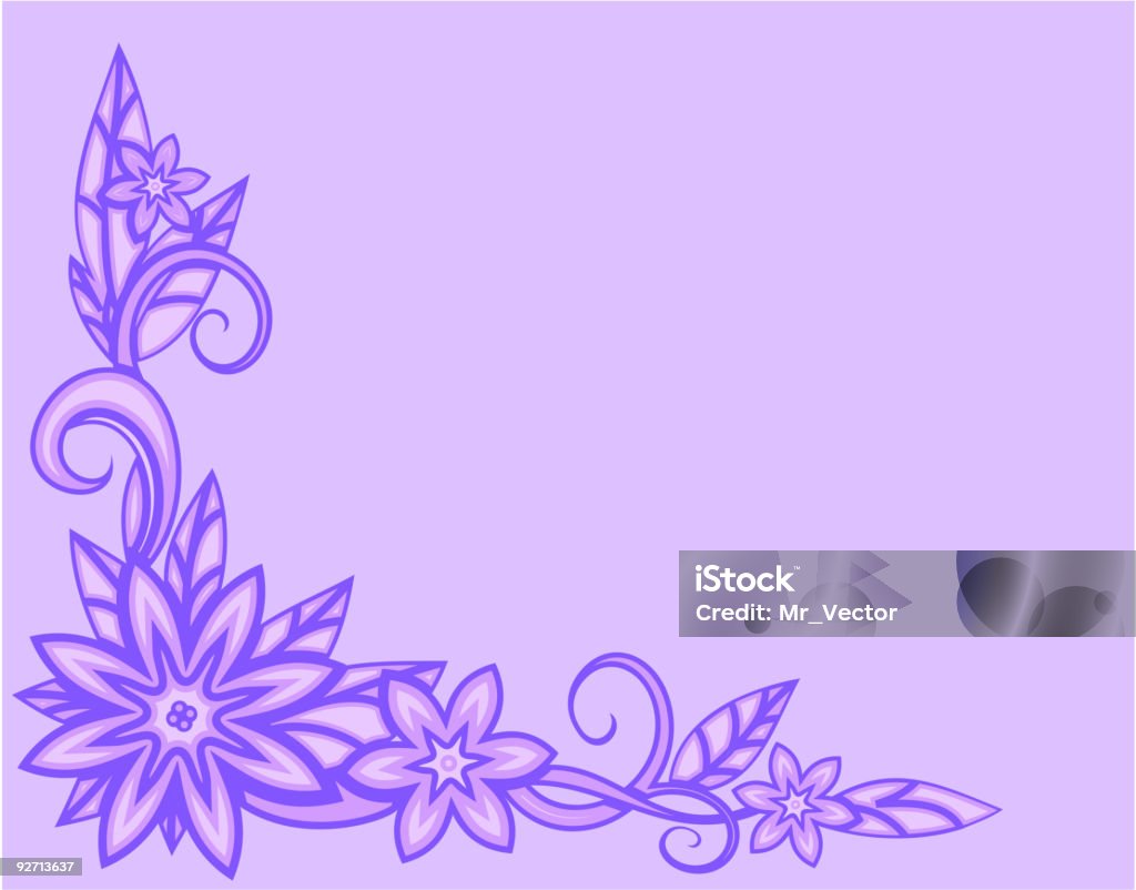 Vector fondo de flores - arte vectorial de Anticuado libre de derechos