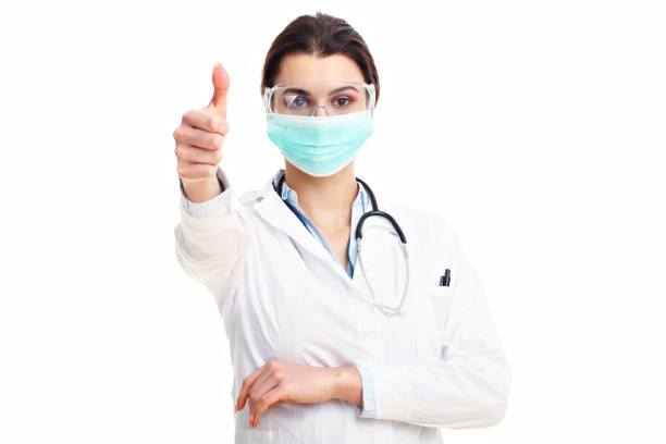 istock Woman doctor isolated over white background 927145430