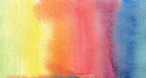 istock Abstract acrylic and watercolor gradient painted background. Texture paper. 927145432