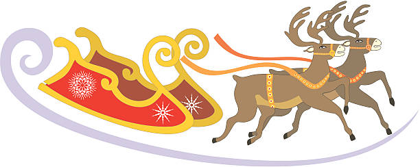Sleight Ride Drawing 300+ Horse Drawn Sleigh Ride Stock Illustrations, Royalty-Free Vector ...