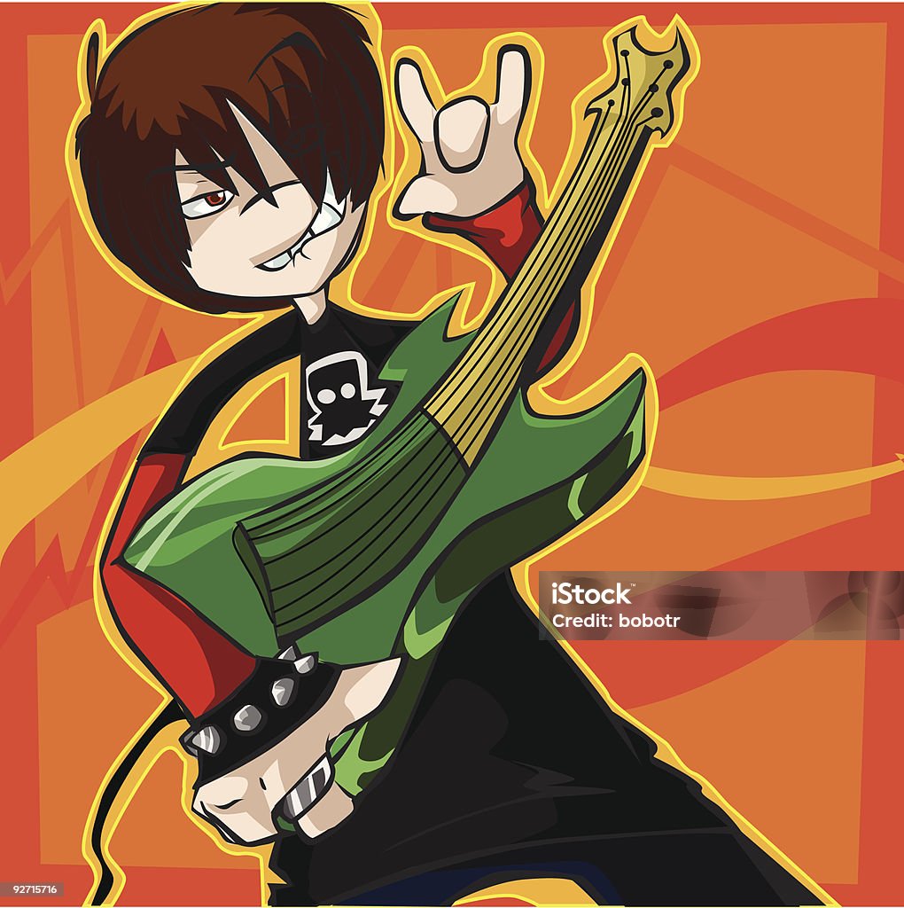 Rock Out - arte vectorial de Adolescencia libre de derechos