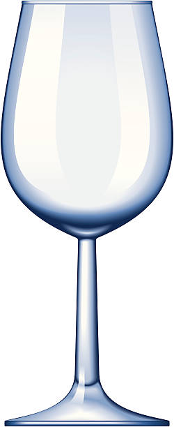 ilustraciones, imágenes clip art, dibujos animados e iconos de stock de copa de vino - blue glass illustrations