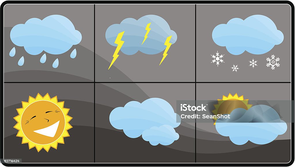 Condições Meteorológicas - Royalty-free Chuva arte vetorial