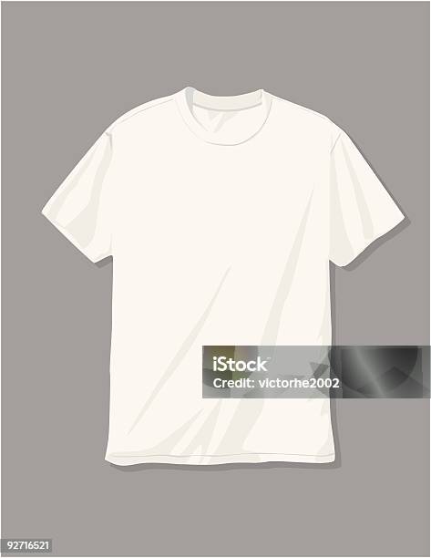 Tshirt Blanc Vecteurs libres de droits et plus d'images vectorielles de T-Shirt - T-Shirt, Blanc, Vectoriel