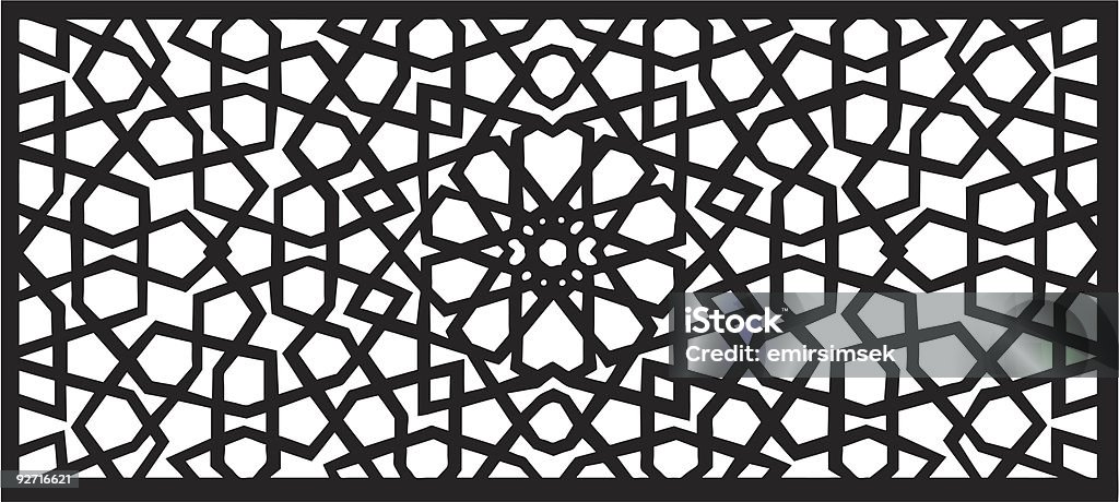 oriental pattern  Arabic Style stock vector