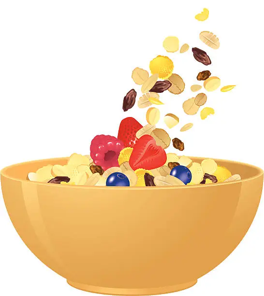 Vector illustration of Breakfast Cereal