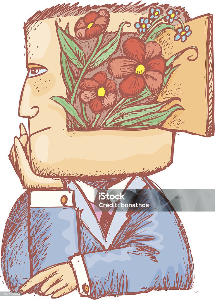 Mind As Spring Spring In My Mind Stock Illustration - Download Image Now - Flower ...
