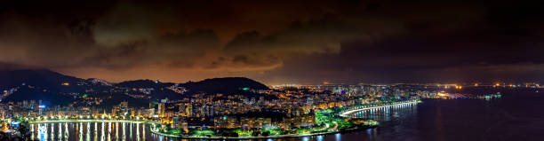 istock Panoramic view of Rio de Janeiro during night 927184796