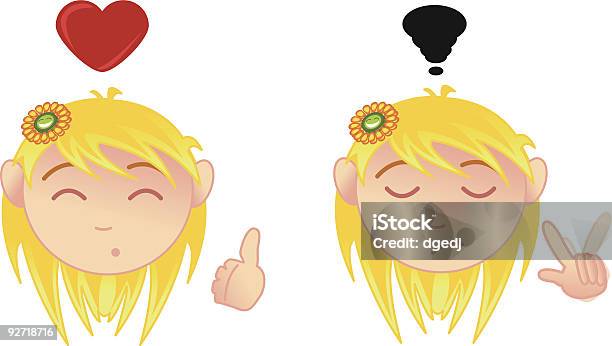 Yes And No Stock Illustration - Download Image Now - Black Color, Blank, Blond Hair