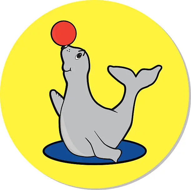 Vector illustration of Seal